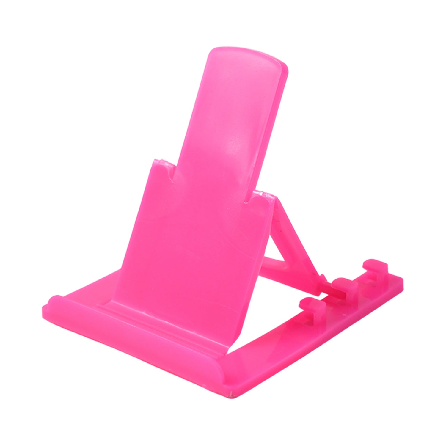 Adjustable Foldable Plastic Mobile Phone Stand Holder (1 Pc) Adjustable Foldable Plastic Mobile Phone Stand Holder (1 Pc)